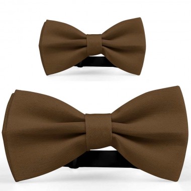 Set papioane tata fiu maro-brun deschis, uni